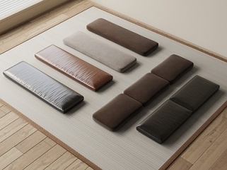 现代坐垫_桌垫_飘窗垫SU模型