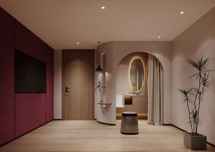 美容院，SPA间，按摩美容会所3D模型