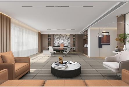 01-领导办公室总经理办公室，班台老板台-