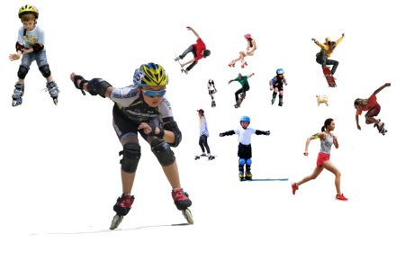 12-运动轮滑人物健身人物psd