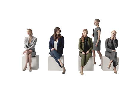 坐着的人办公人物