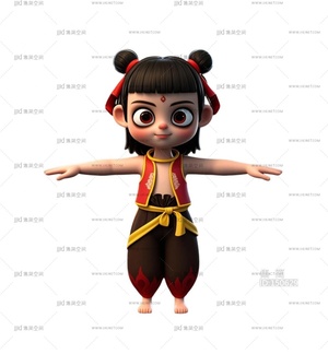 卡通人物，哪吒