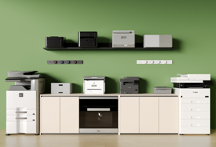 现代办公室打印机打印设备