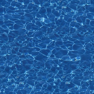 无缝蓝色水波纹水面游泳池水池浪花海浪纹理贴图