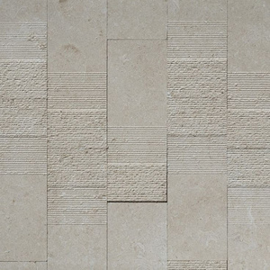 无缝米黄色文化石墙面贴图