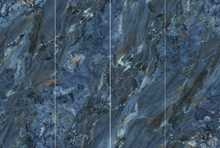 风起沧澜蓝色大理石奢石贴图岩板