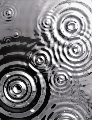 不锈钢金属波纹板水滴顶面造型贴图