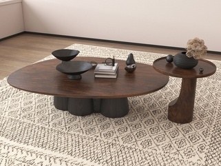 新中式茶几SU模型