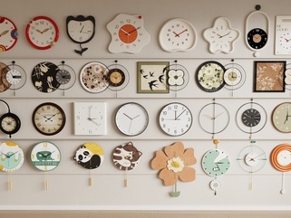 现代钟表_挂钟_吊钟_手表_闹钟SU模型