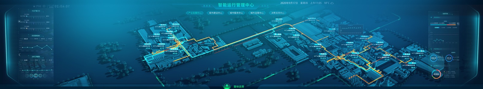 指挥中心控制中心大屏幕显示屏 (3)