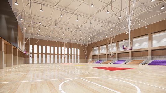 风雨操场，篮球馆，体育馆，