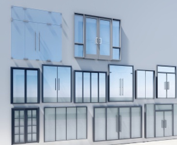 现代玻璃门 商业门 推拉门 门 办公门 门组合 住宅门 室内门