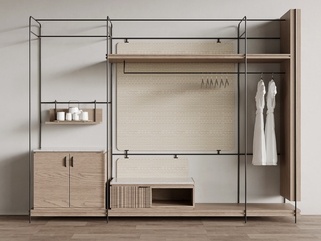 现代衣架SU模型