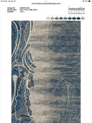 新中式现代走廊地毯长条地毯贴图 (5)