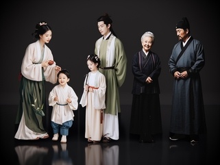 古装人物组合SU模型I