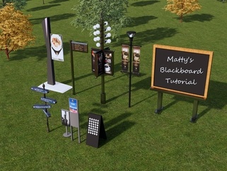 广告牌_店铺招牌_广告灯箱SU模型