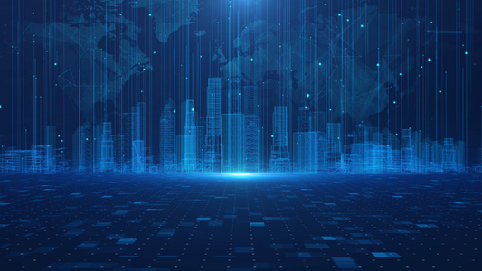 蓝色科技背景贴图
