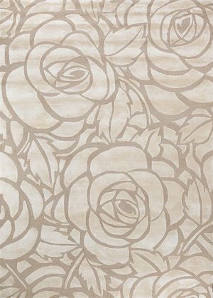 新中式花纹花瓣地毯 (3)