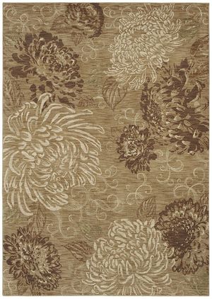 新中式花纹花瓣地毯 (8)