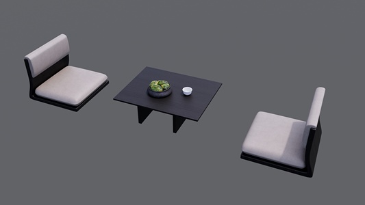 中古风小茶台座椅组合