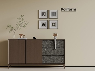 现代意式玄关柜SU模型