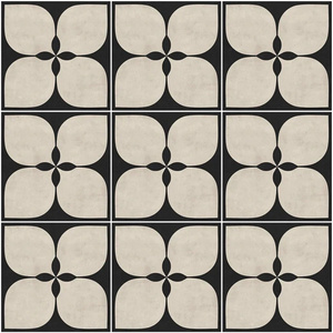 法式复古仿古砖_复古法式几何花砖贴图