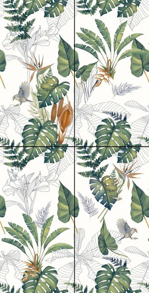 法式花砖_瓷砖_仿古砖_厨卫瓷砖_艺术砖_立体砖贴图