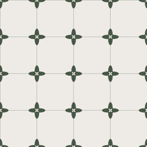 中古奶油仿古砖_豆绿色_花砖_复古砖贴图