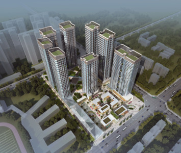 高层办公楼SU模型