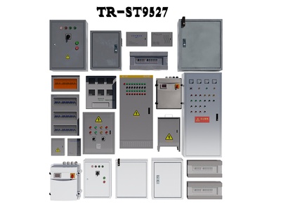工业设备_电箱_配电房_配电箱电闸3D模型
