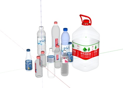 矿泉水_桶装水_饮用水SU模型