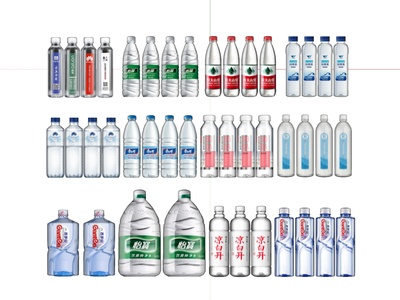 矿泉水_饮用水SU模型