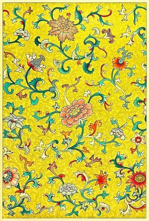 青花瓷贴图瓷器贴图小碎花 (3)