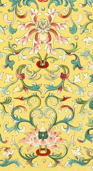 青花瓷贴图瓷器贴图小碎花 (4)