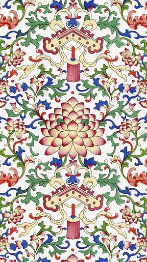 青花瓷贴图瓷器贴图小碎花 (6)