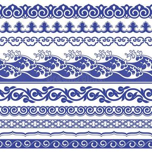 青花瓷贴图瓷器贴图小碎花 (8)