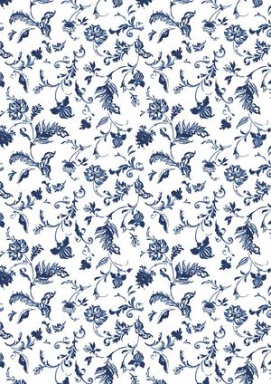 青花瓷贴图瓷器贴图小碎花 (9)