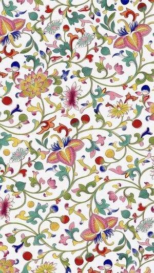 青花瓷贴图瓷器贴图小碎花 (10)