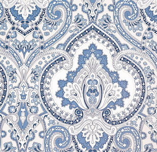 新中式壁纸_新中式青花瓷壁纸_几何壁纸贴图