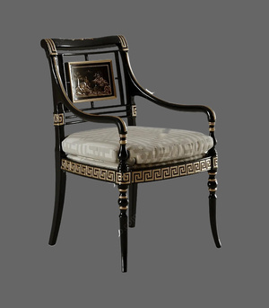 美式欧式餐椅_布椅_皮椅_木椅_书椅欧式法式椅子SU模型