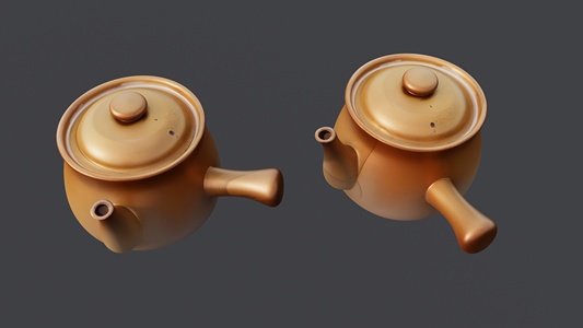 焖灌砂锅 su草图模型