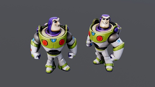 巴斯光年玩具 su草图模型