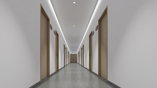 走廊 su草图模型