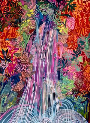 现代抽象画装饰画艺术画油画 (8)