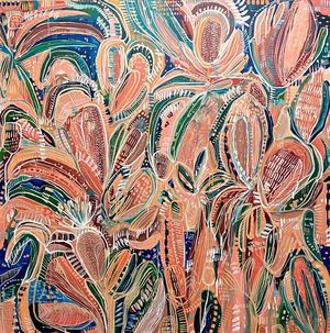 现代抽象画装饰画艺术画油画 (9)