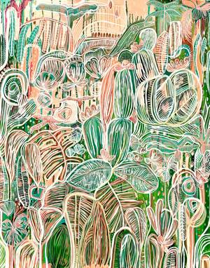 现代抽象画装饰画艺术画油画 (12)