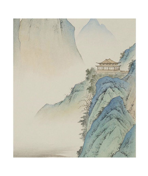 新中式水墨山水装饰画 (1)