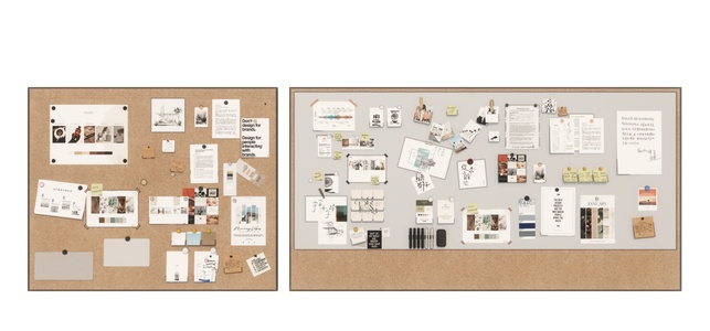 现代挂件_便签墙_便签_便利贴墙_便利贴SU模型