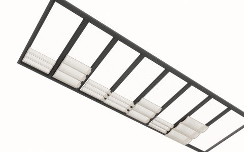 现代风格玻璃顶遮阳棚_雨棚SU模型