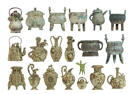 中式罐子_青铜器品3D模型